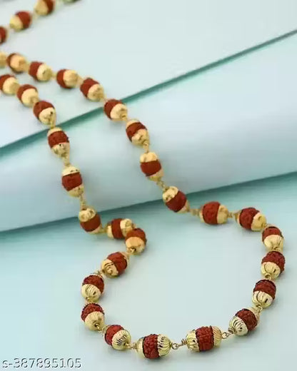 Divine 5 Mukhi Rudraksha Mala – Sacred Religious Jewelry for Spiritual Power
