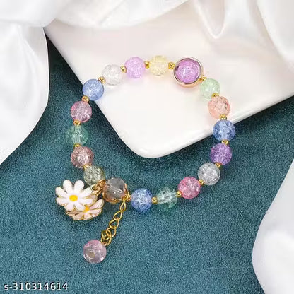 DaisyGlow™ – Korean Crystal Bead Bracelet