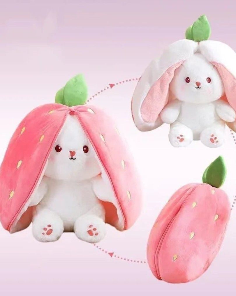 BunnyBloom™ – Soft Pink Hug Buddy