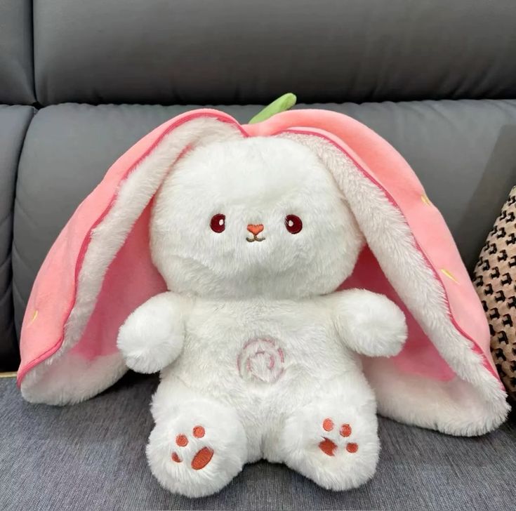 BunnyBloom™ – Soft Pink Hug Buddy