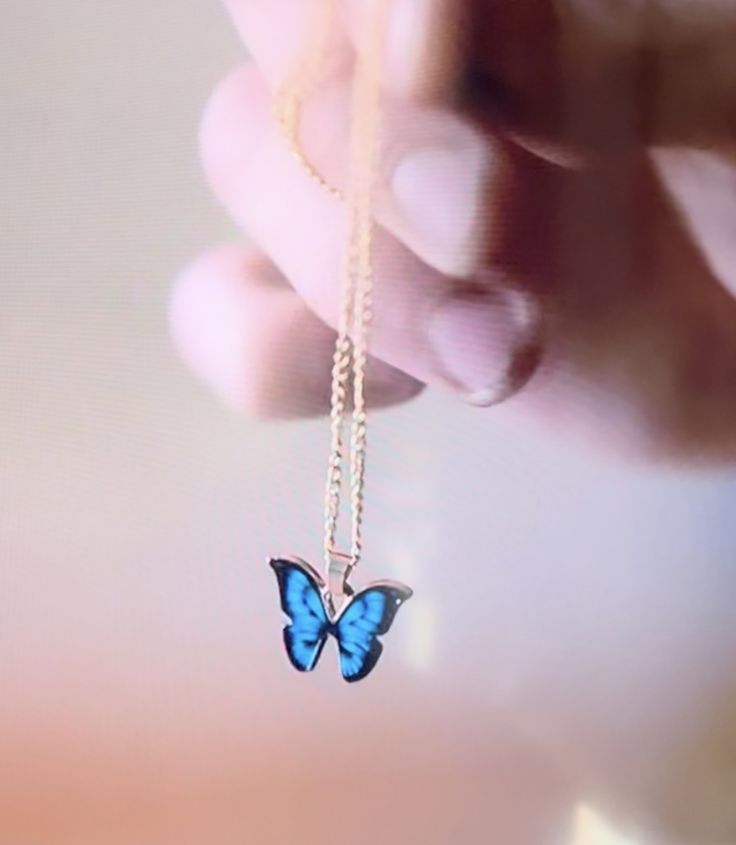 ButterGleam™ – Elite Blue Butterfly Pendant