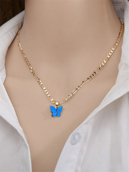 ButterGleam™ – Elite Blue Butterfly Pendant