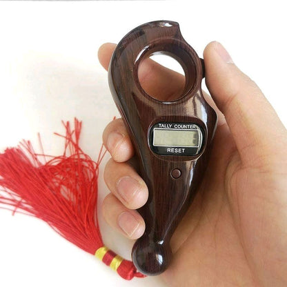 Divine Digital Jaap Mala Tally Counter – Manual Bead Counter for Spiritual Practice